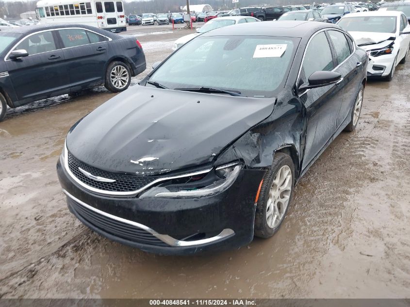 2015 Chrysler 200 C VIN: 1C3CCCEG3FN656799 Lot: 40848541