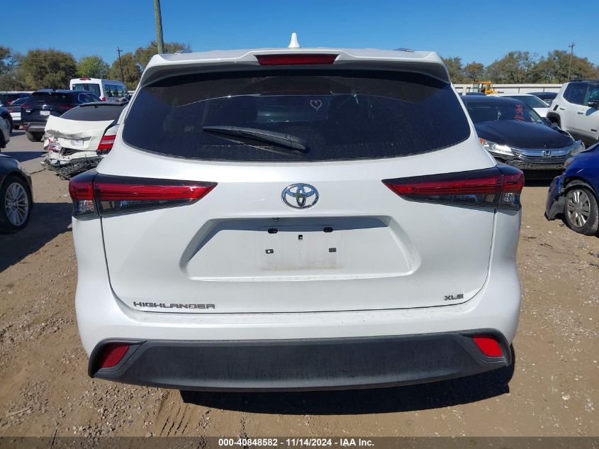 2023 Toyota Highlander Xle VIN: 5TDKDRAH3PS007392 Lot: 40848582