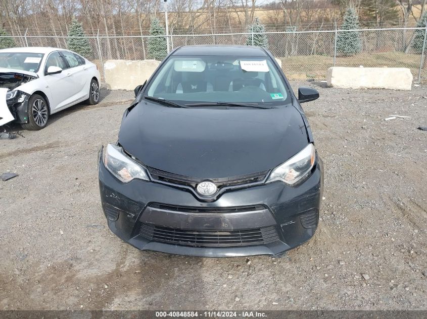 2016 Toyota Corolla Le VIN: 2T1BURHE0GC495477 Lot: 40848584