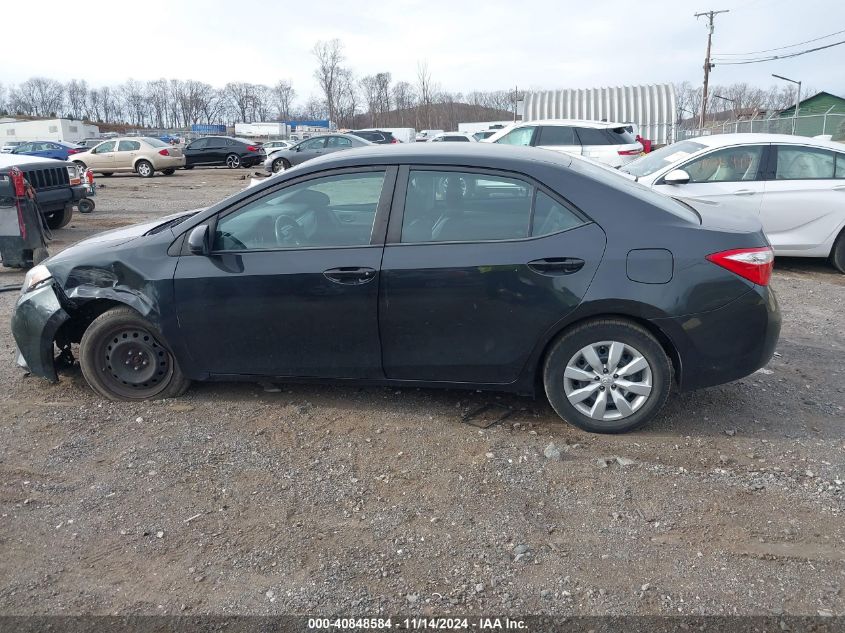 2016 Toyota Corolla Le VIN: 2T1BURHE0GC495477 Lot: 40848584