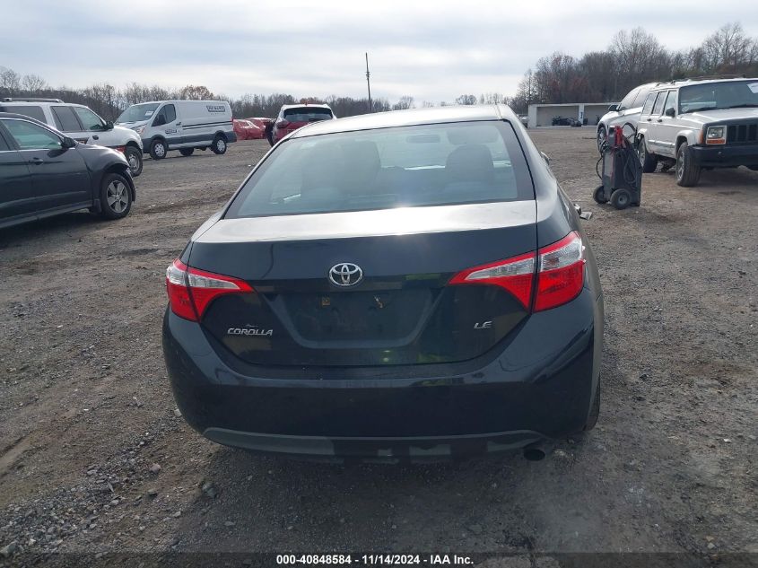 2016 Toyota Corolla Le VIN: 2T1BURHE0GC495477 Lot: 40848584