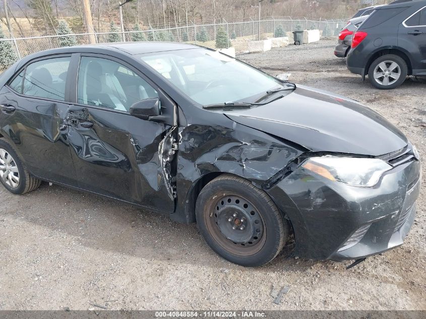 2016 Toyota Corolla Le VIN: 2T1BURHE0GC495477 Lot: 40848584