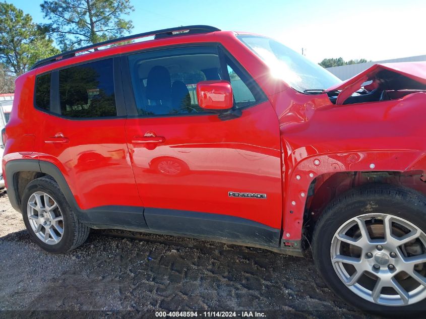 2020 Jeep Renegade Latitude Fwd VIN: ZACNJABB0LPL21197 Lot: 40848594