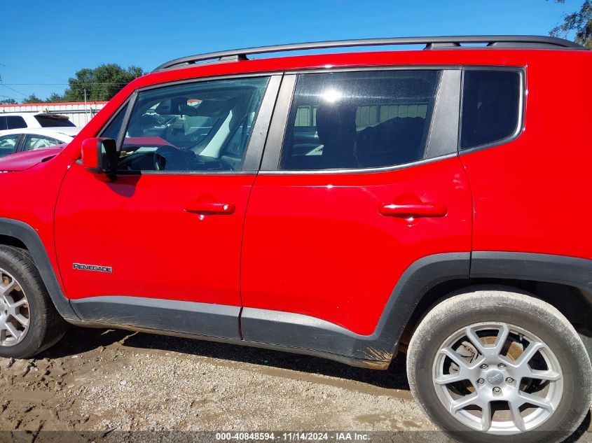 2020 Jeep Renegade Latitude Fwd VIN: ZACNJABB0LPL21197 Lot: 40848594