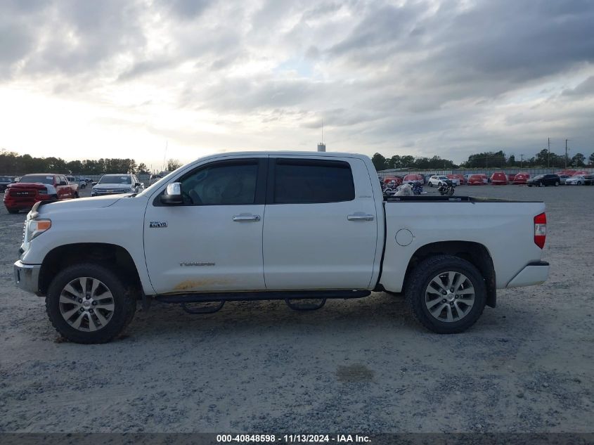 2014 Toyota Tundra Limited 5.7L V8 VIN: 5TFHY5F19EX355353 Lot: 40848598