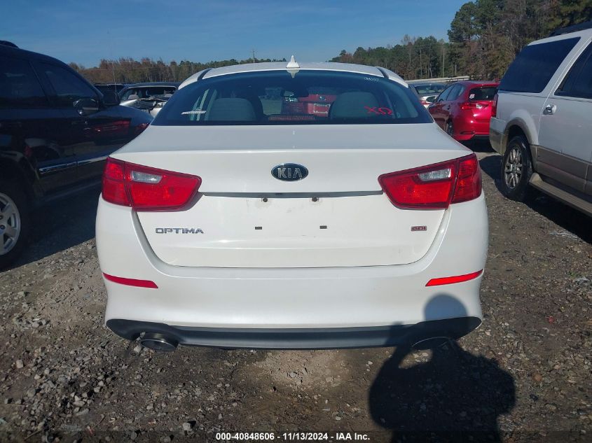 2015 Kia Optima Lx VIN: KNAGM4A77F5662270 Lot: 40848606