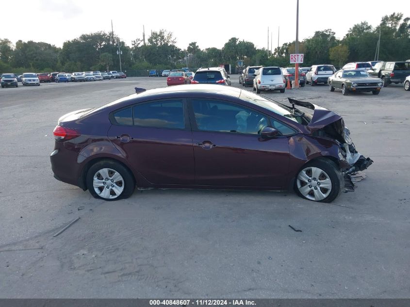 2018 Kia Forte Lx VIN: 3KPFL4A70JE185390 Lot: 40848607