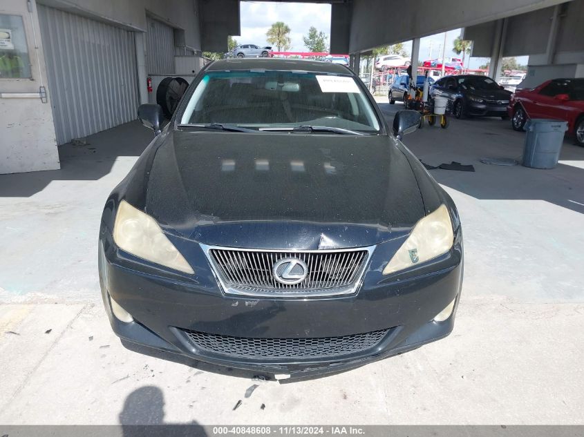 2006 Lexus Is 250 VIN: JTHBK262562003561 Lot: 40848608