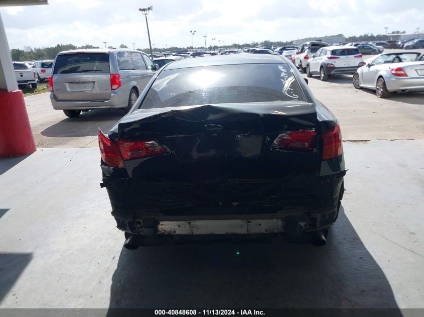 2006 Lexus Is 250 VIN: JTHBK262562003561 Lot: 40848608