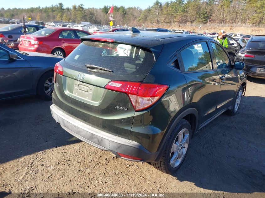 VIN 3CZRU6H3XGM711350 2016 Honda HR-V, LX no.4