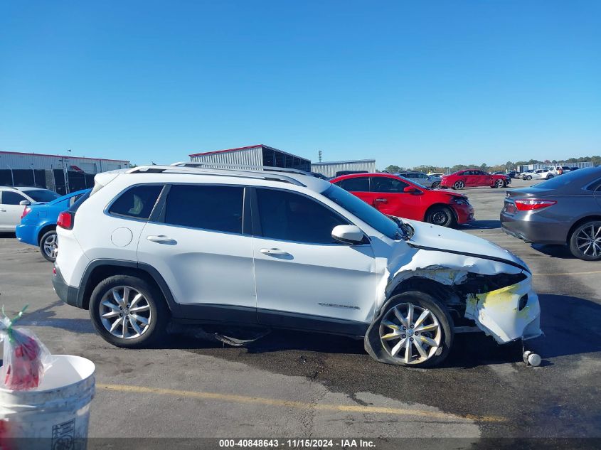 2015 Jeep Cherokee Limited VIN: 1C4PJMDB2FW716306 Lot: 40848643