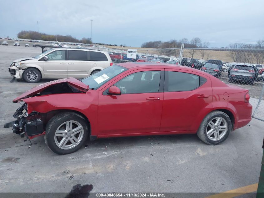 2013 Dodge Avenger Sxt VIN: 1C3CDZCG3DN572479 Lot: 40848654