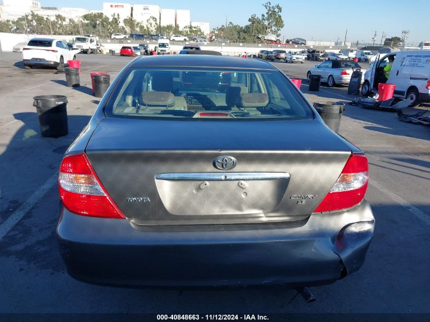 2003 Toyota Camry Xle VIN: JTDBE32K030232855 Lot: 40848663