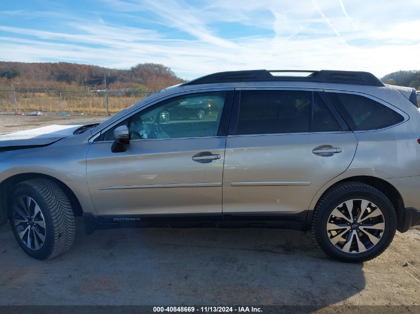 2016 Subaru Outback 2.5I Limited VIN: 4S4BSBNC3G3225972 Lot: 40848669