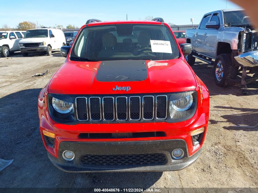 2019 Jeep Renegade Latitude Fwd VIN: ZACNJABBXKPK49391 Lot: 40848676