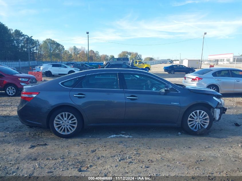 2015 Toyota Avalon Hybrid Xle Touring VIN: 4T1BD1EB6FU036737 Lot: 40848685