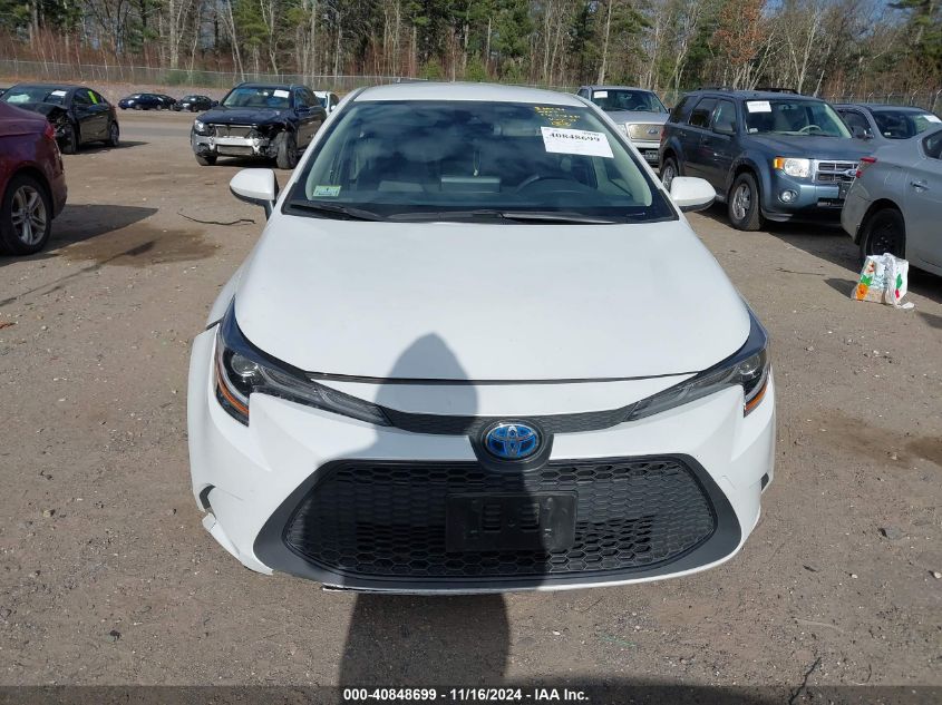 2022 Toyota Corolla Hybrid Le VIN: JTDEAMDE4N3000394 Lot: 40848699