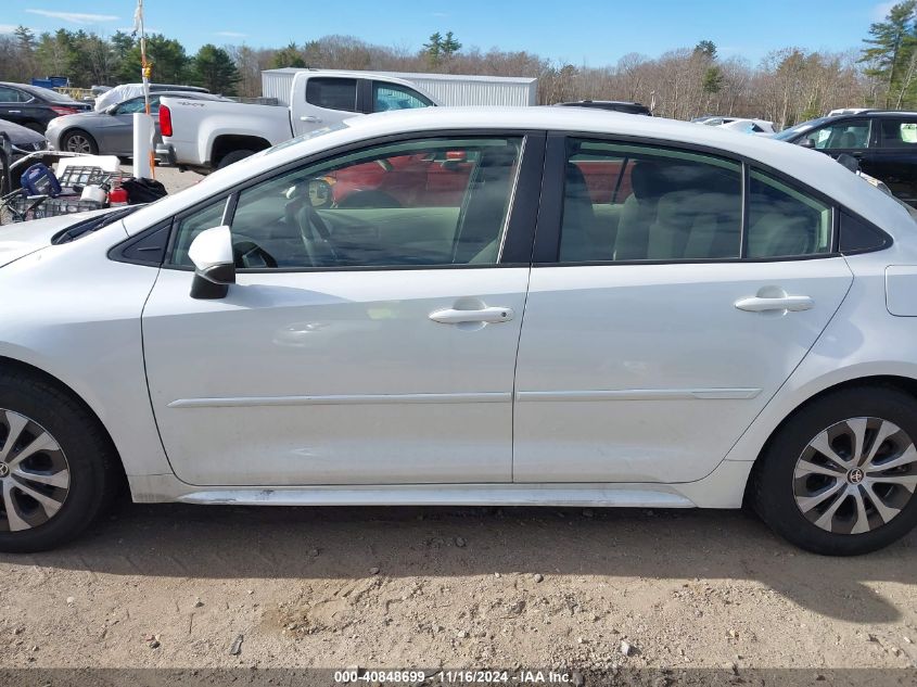 2022 Toyota Corolla Hybrid Le VIN: JTDEAMDE4N3000394 Lot: 40848699