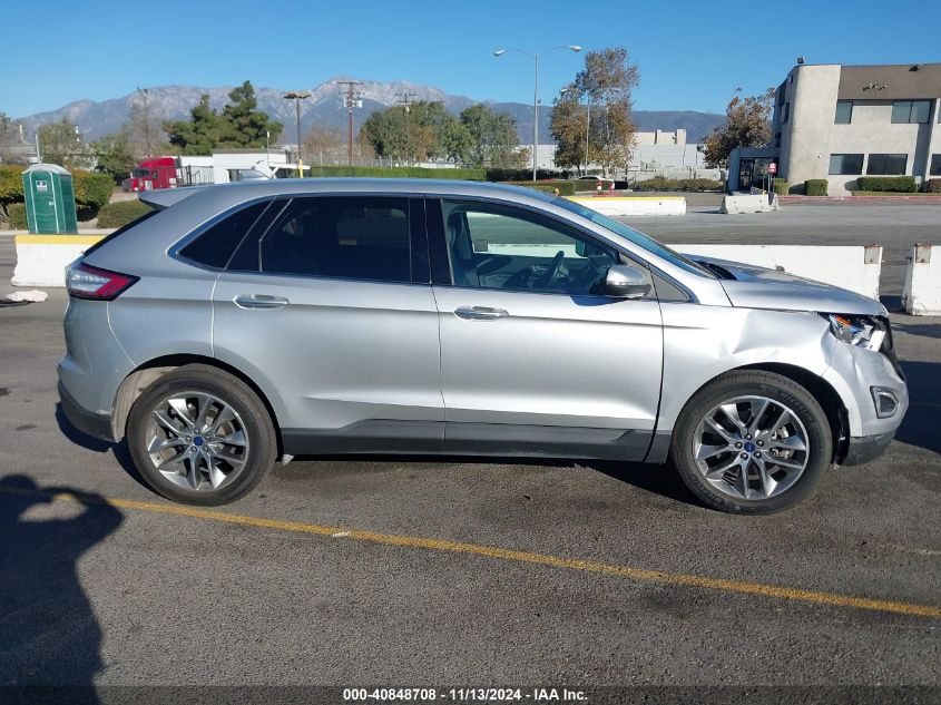 2016 Ford Edge Titanium VIN: 2FMPK3K88GBC31472 Lot: 40848708