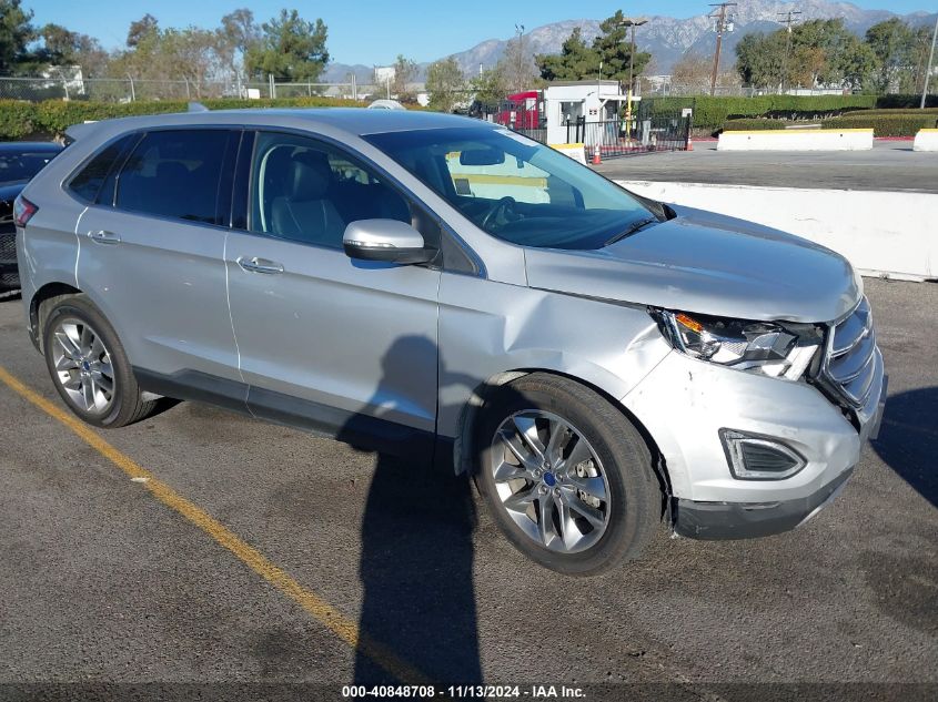 2016 Ford Edge Titanium VIN: 2FMPK3K88GBC31472 Lot: 40848708