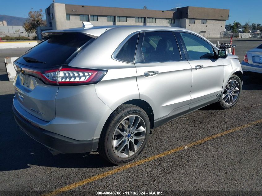 2016 Ford Edge Titanium VIN: 2FMPK3K88GBC31472 Lot: 40848708