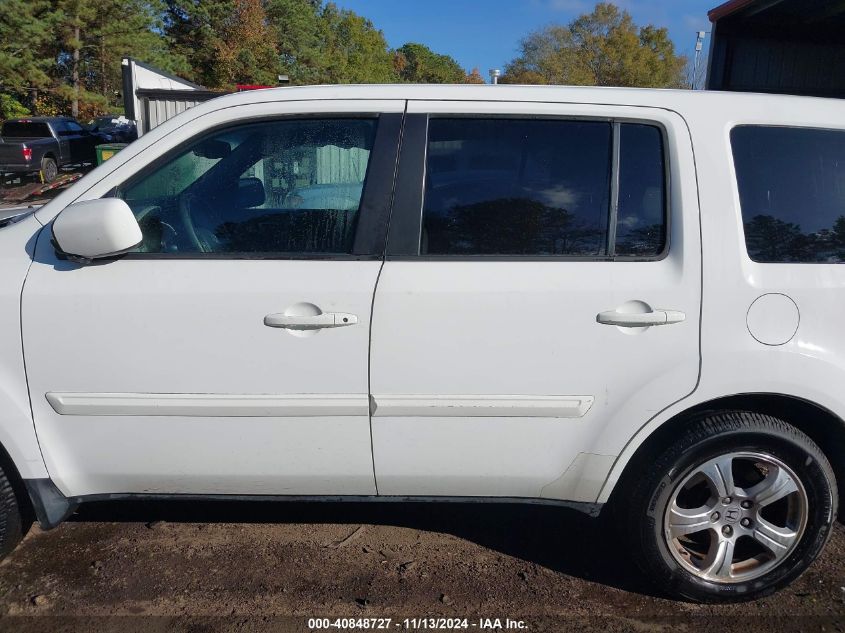 2015 Honda Pilot Ex-L VIN: 5FNYF3H76FB013818 Lot: 40848727