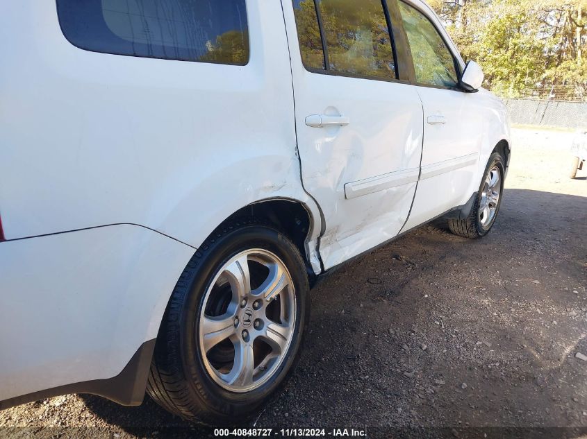 2015 Honda Pilot Ex-L VIN: 5FNYF3H76FB013818 Lot: 40848727