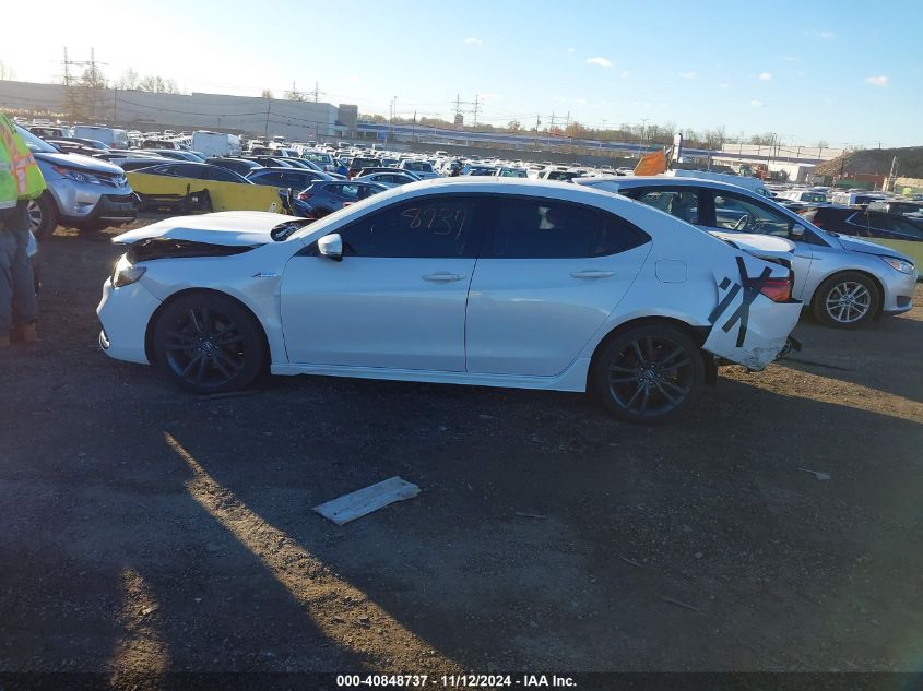 2019 Acura Tlx Tech A-Spec Pkgs/W/A-Spec Pkg VIN: 19UUB2F69KA003805 Lot: 40848737