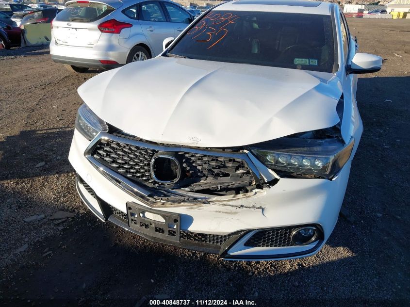 2019 Acura Tlx Tech A-Spec Pkgs/W/A-Spec Pkg VIN: 19UUB2F69KA003805 Lot: 40848737