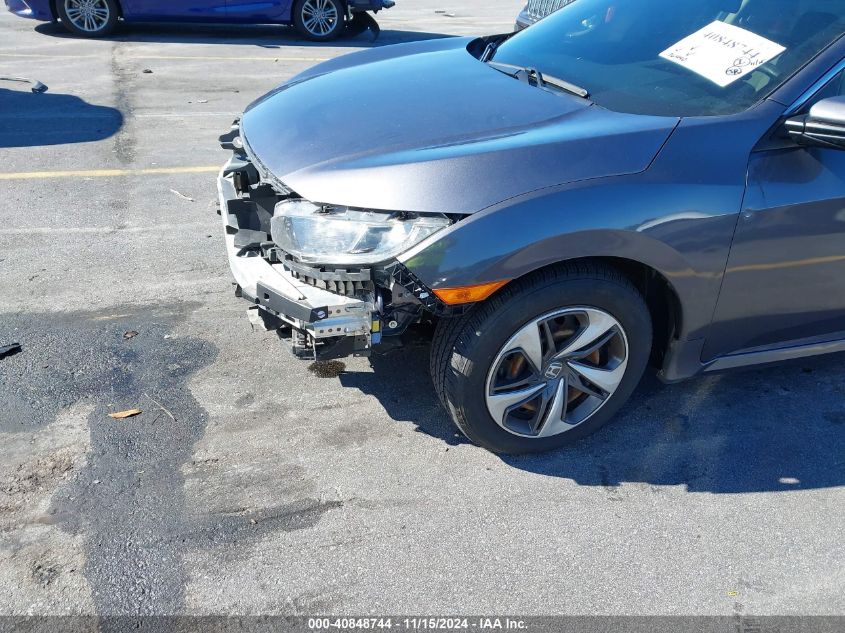 2019 Honda Civic Lx VIN: 19XFC2F6XKE044123 Lot: 40848744