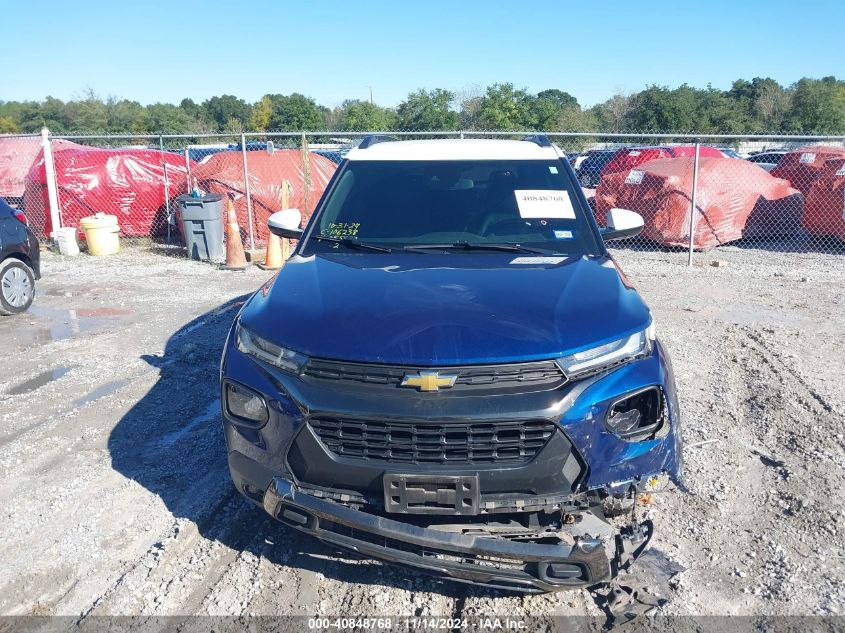 2022 Chevrolet Trailblazer Awd Activ VIN: KL79MSSL7NB055777 Lot: 40848768