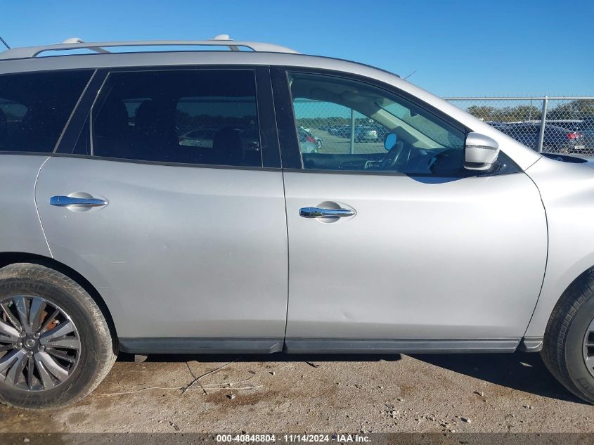 2017 Nissan Pathfinder Sv VIN: 5N1DR2MM9HC648944 Lot: 40848804