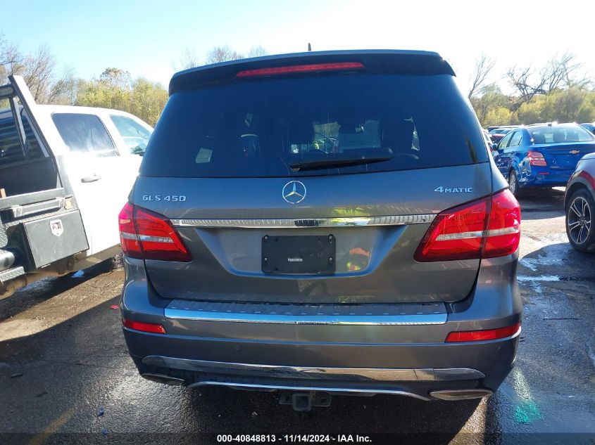 2017 Mercedes-Benz Gls 450 4Matic VIN: 4JGDF6EE2HA860801 Lot: 40848813