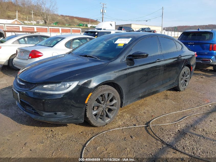 VIN 1C3CCCBB5FN731396 2015 Chrysler 200, S no.2