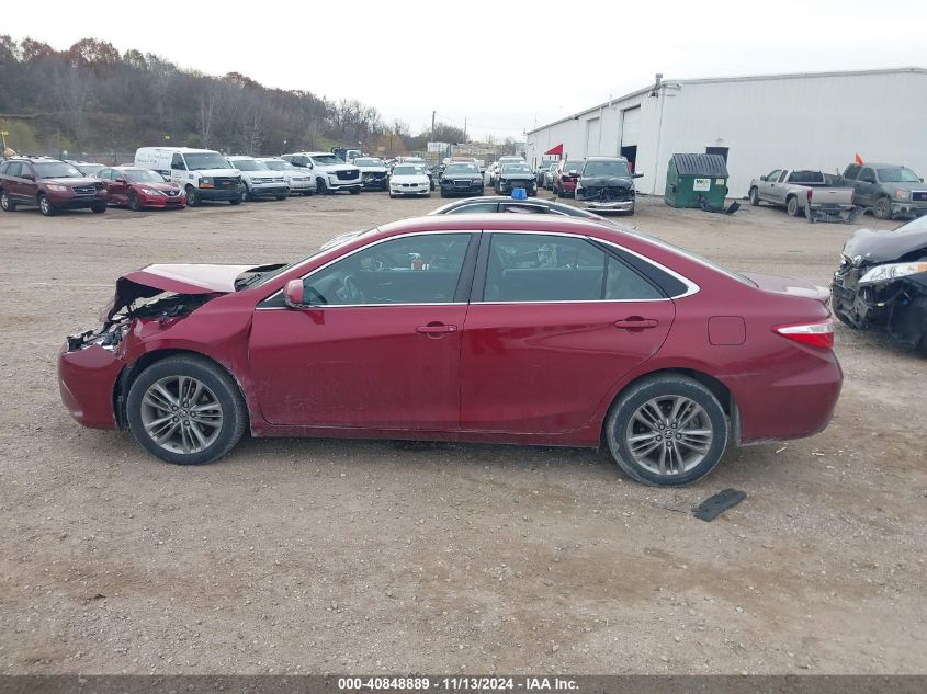 2016 Toyota Camry Se VIN: 4T1BF1FK1GU500866 Lot: 40848889