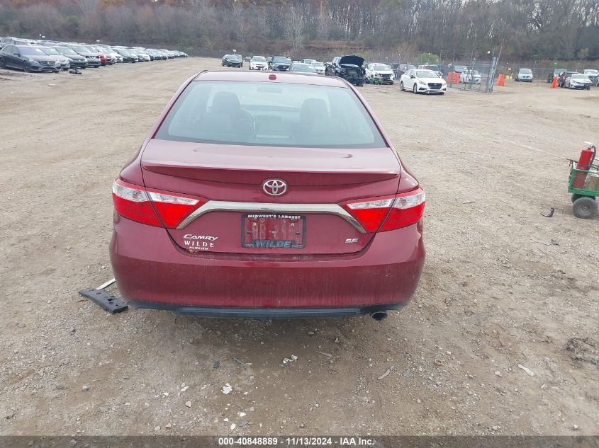 2016 Toyota Camry Se VIN: 4T1BF1FK1GU500866 Lot: 40848889