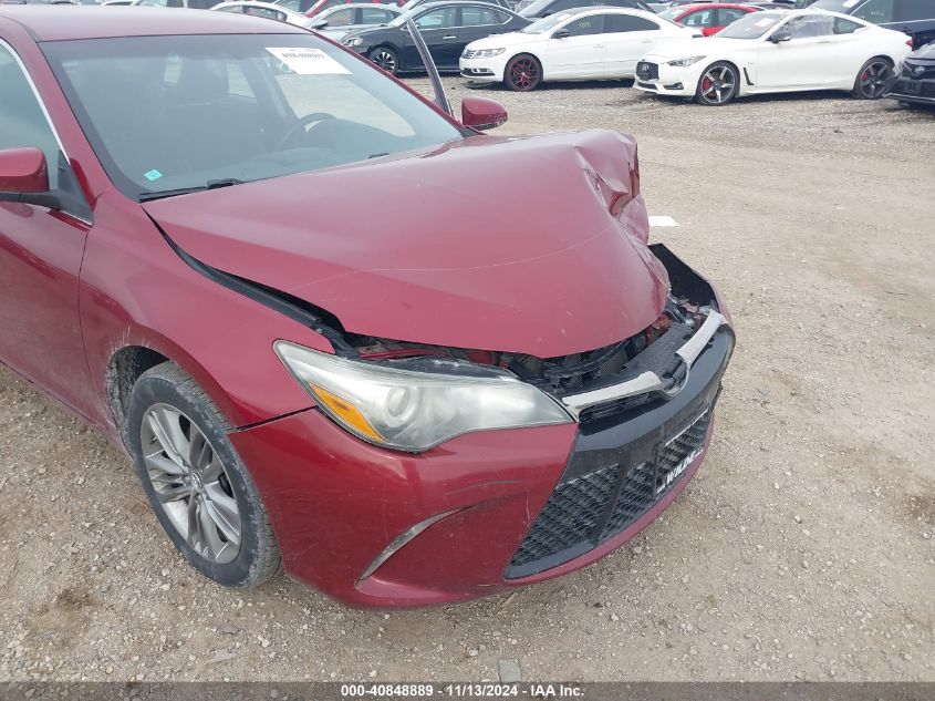 2016 Toyota Camry Se VIN: 4T1BF1FK1GU500866 Lot: 40848889