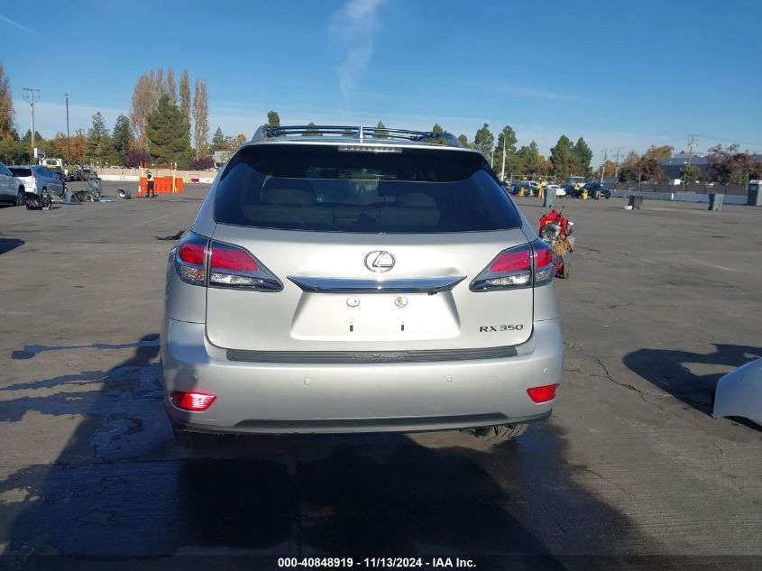 2015 Lexus Rx 350 VIN: 2T2BK1BA2FC263194 Lot: 40848919