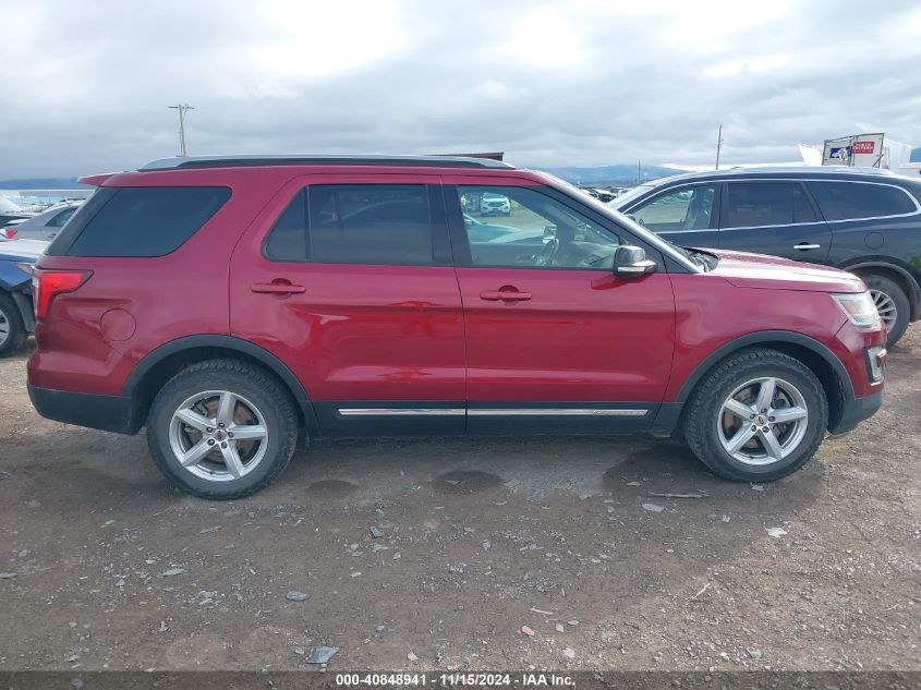 2017 Ford Explorer Xlt VIN: 1FM5K8DH6HGD20114 Lot: 40848941