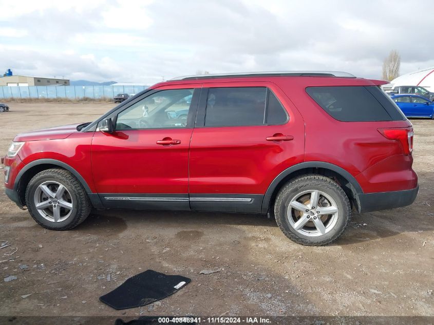 2017 Ford Explorer Xlt VIN: 1FM5K8DH6HGD20114 Lot: 40848941