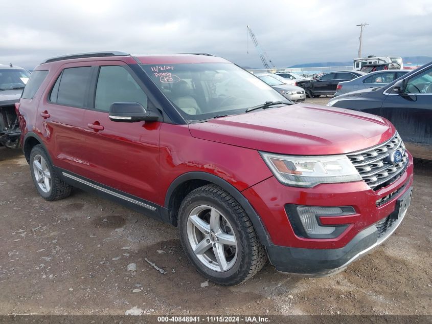 VIN 1FM5K8DH6HGD20114 2017 Ford Explorer, Xlt no.1