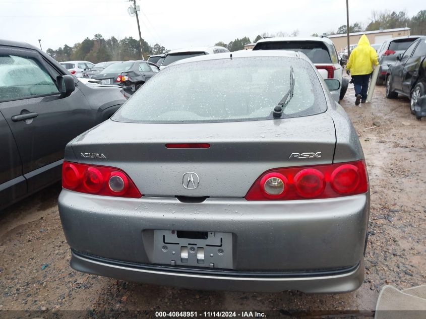 2005 Acura Rsx VIN: JH4DC53855S002344 Lot: 40848951