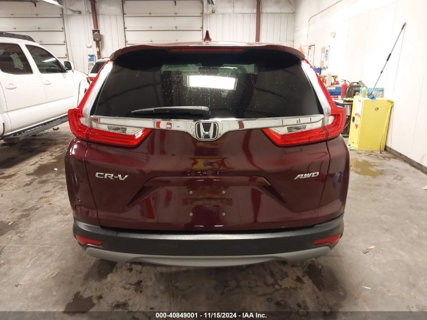 2019 Honda Cr-V Ex-L VIN: 7FARW2H85KE058254 Lot: 40849001