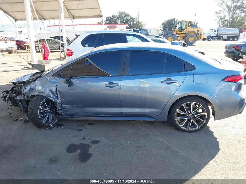 2020 Toyota Corolla Se VIN: JTDS4RCE7LJ017501 Lot: 40849005