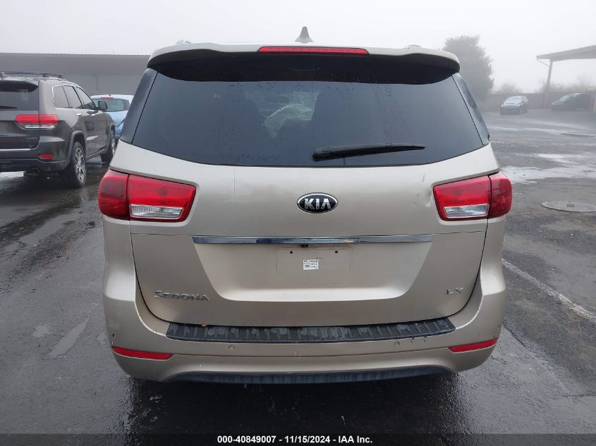 2016 Kia Sedona Lx VIN: KNDMB5C14G6094629 Lot: 40849007