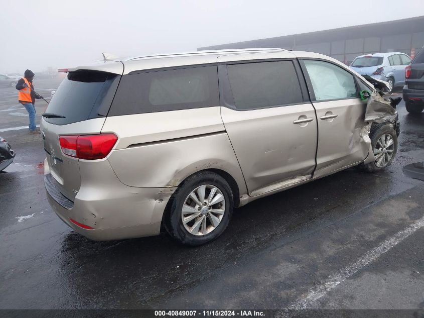 2016 Kia Sedona Lx VIN: KNDMB5C14G6094629 Lot: 40849007