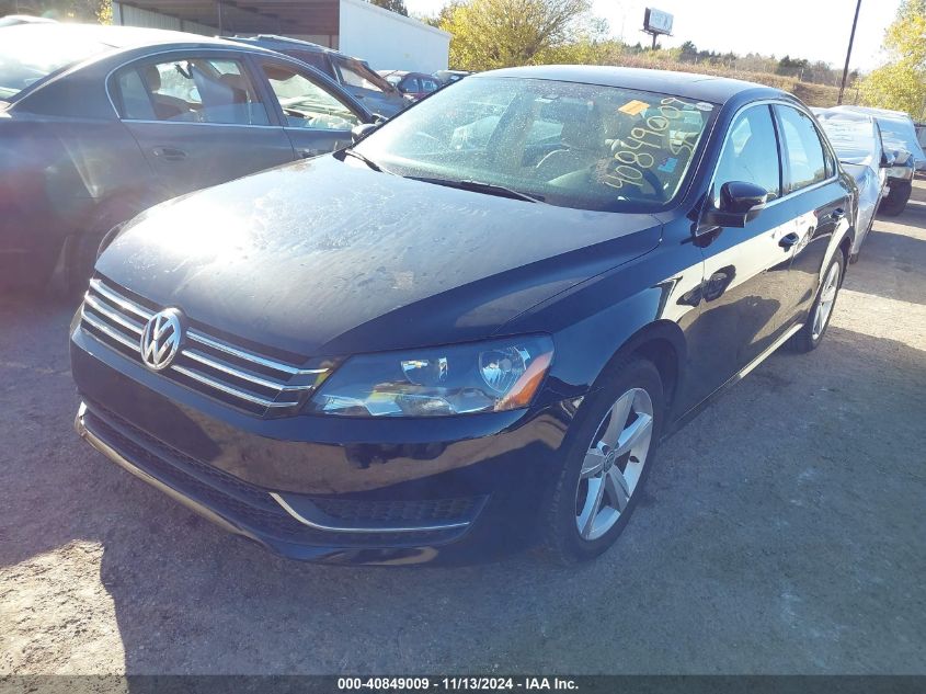 2013 Volkswagen Passat 2.5L Se VIN: 1VWBH7A30DC082607 Lot: 40849009