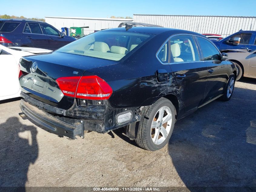 2013 Volkswagen Passat 2.5L Se VIN: 1VWBH7A30DC082607 Lot: 40849009