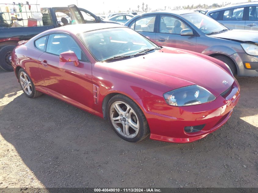 2006 Hyundai Tiburon Gt/Gt Limited/Se VIN: KMHHN65F46U191603 Lot: 40849010