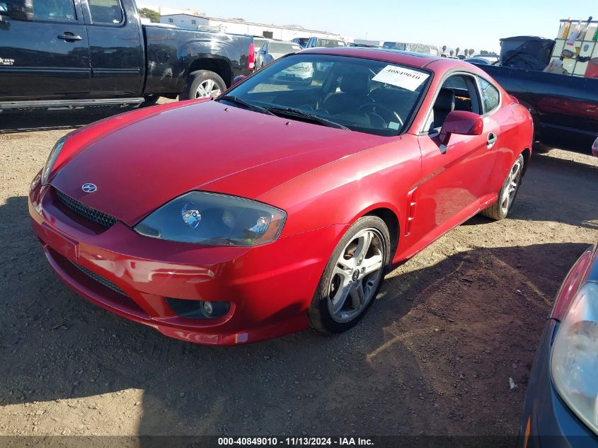 2006 Hyundai Tiburon Gt/Gt Limited/Se VIN: KMHHN65F46U191603 Lot: 40849010